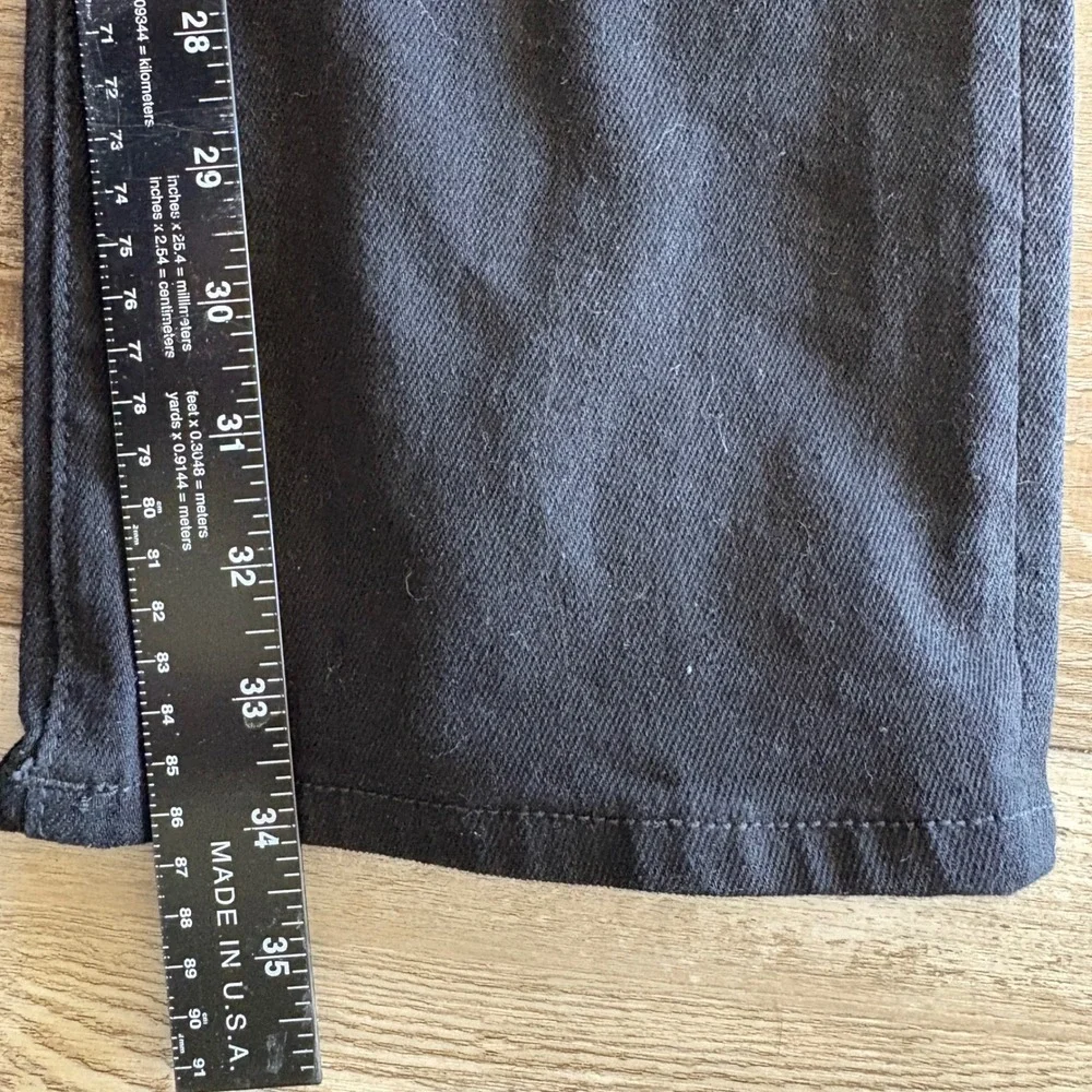 Cult of Individuality Jeans Lenny Boot 603 Mens 33x34 Black Denim Embroidery EUC
